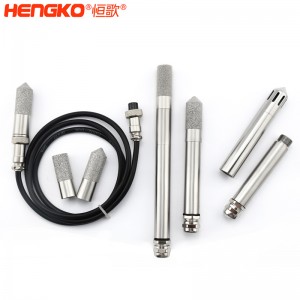 HT606變送一體溫濕度探頭_316L不銹鋼透氣糧倉谷堆長桿溫濕度探頭