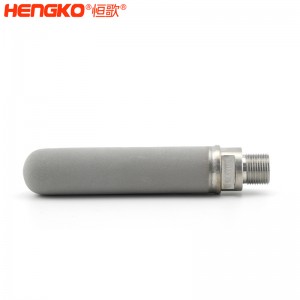 恒歌316L燒結不銹鋼濾芯_微米孔隙工業(yè)機外螺紋不銹鋼濾芯過濾筒