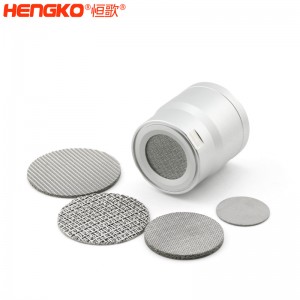廠家定制氣體傳感器探頭防爆片耐600度高溫隔火焰，用于液化氣處理316不銹鋼阻火網片