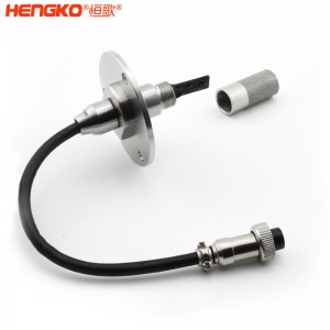 RS485遠程高精度法蘭盤溫濕度傳感器高靈敏,數字信號濕度傳感器防水探頭