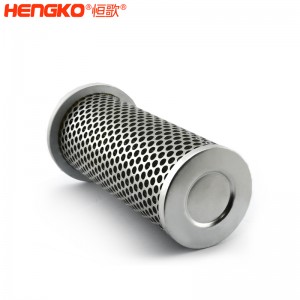 廠家直銷不銹鋼燒結(jié)網(wǎng)濾筒,五層網(wǎng)式過濾器剛性好可塑性強耐腐蝕