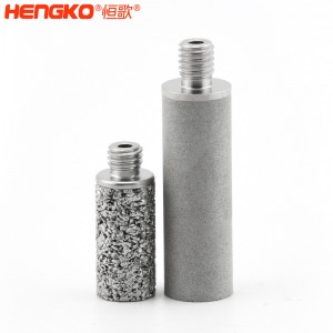 廠家來圖定制粉末燒結316L不銹鋼過濾器濾芯防塵耐腐蝕,用于化工制藥