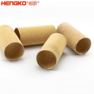 廠家定制生產(chǎn)銅粉末過濾芯燒結(jié)銅濾芯濾管孔隙均勻,銅燒結(jié)除塵防塵過濾銅管