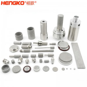 恒歌定制燒結金屬多孔材料,快速流通均勻分離藥液金屬多孔材料