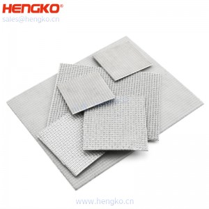 濾芯廠家直銷微米級燒結(jié)不銹鋼絲網(wǎng)濾板_使用壽命長易清洗流化床用不銹鋼網(wǎng)濾芯