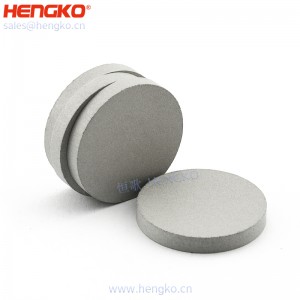 恒歌粉末燒結(jié)316L不銹鋼濾片耐高溫耐用_不銹鋼濾芯過(guò)濾片用于管道氣體