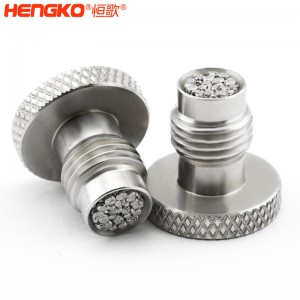 廠家定制有創呼吸機氣源入口醫療級316L不銹鋼過濾器濾芯防塵透氣耐腐蝕,用于呼吸機