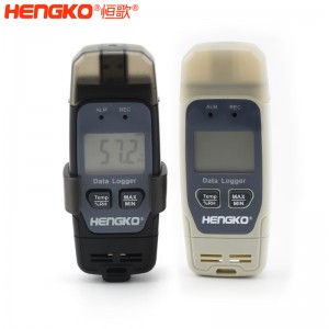 恒歌生產供應無線溫濕度記錄儀傳感器低功耗抗干擾高精準，用于藥品海鮮運輸